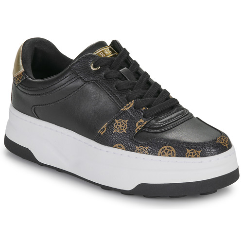 Schoenen Dames Lage sneakers Guess QUEENZ Zwart