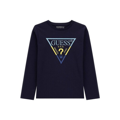 Guess LS T SHIRT Marine