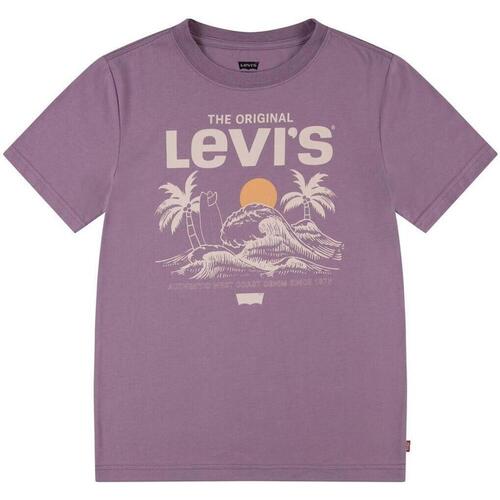 Textiel Jongens T-shirts & Polo’s Levi's  Violet