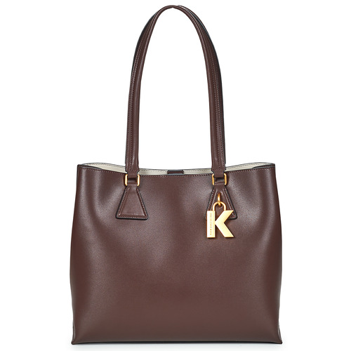 Tassen Dames Handtassen lang hengsel Karl Lagerfeld K/LOCK SOFT MD TOTE Bruin