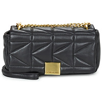 Tassen Dames Schoudertassen met riem Karl Lagerfeld K/KUILT SM CROSSBODY Zwart