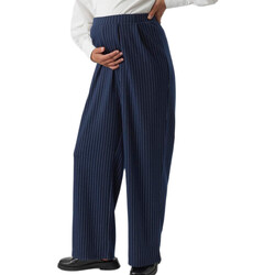 Textiel Dames Broeken / Pantalons Mamalicious  Blauw