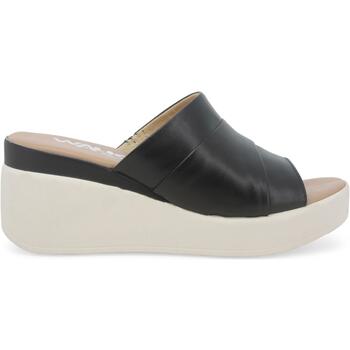 Schoenen Dames Leren slippers Melluso 019163W-239723 Zwart