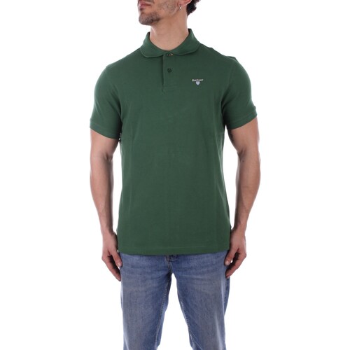 Textiel Heren T-shirts korte mouwen Barbour MML0012 Groen