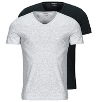 Textiel Heren T-shirts korte mouwen Emporio Armani CC722-111648 Zwart / Grijs