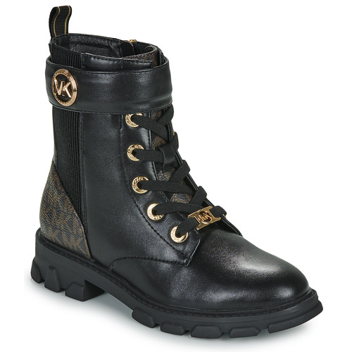 Schoenen Meisjes Laarzen MICHAEL Michael Kors RIDLEY STARK 2 Zwart / Bruin