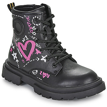 Schoenen Meisjes Laarzen Primigi GIRL CAMDEN Zwart / Roze