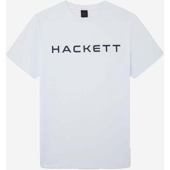 Textiel Heren T-shirts & Polo’s Hackett Essential tee Wit