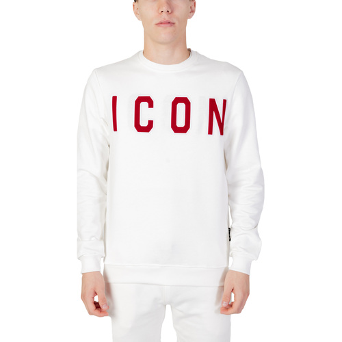 Textiel Heren Sweaters / Sweatshirts Icon LOGO FLOCK IU7087FG Wit