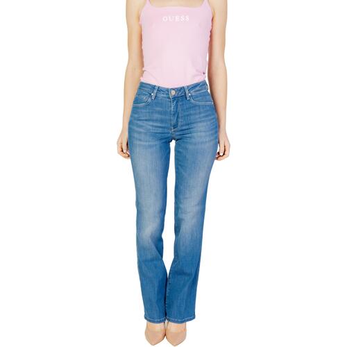 Textiel Dames Straight jeans Guess SEXY STRAIGHT W4GA15 D5B42 Blauw