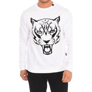 Textiel Heren Sweaters / Sweatshirts Philipp Plein Sport FIPSG604-01 Wit