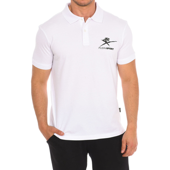 Textiel Heren Polo's korte mouwen Philipp Plein Sport PIPS506-01 Wit