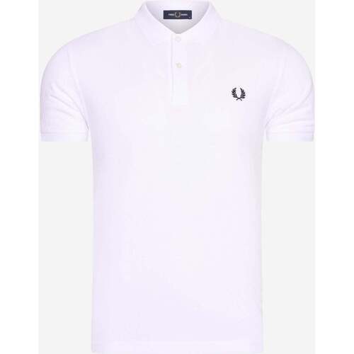 Textiel Heren T-shirts & Polo’s Fred Perry Plain  polo shirt Wit