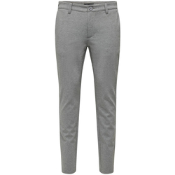 Textiel Heren Broeken / Pantalons Only & Sons   Grijs