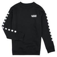 Textiel Kinderen Sweaters / Sweatshirts Vans EXPOSITION CHECK II CREW Zwart