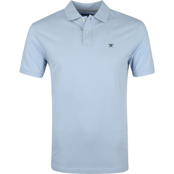 Textiel Heren Polo's korte mouwen Hackett Polo Chambry Blauw Blauw