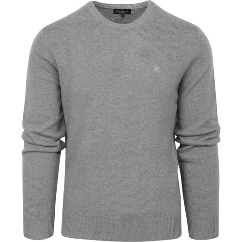 Textiel Heren Truien Hackett Pullover Wol Grijs Grijs