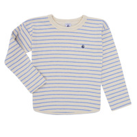 Textiel Jongens T-shirts met lange mouwen Petit Bateau TROPIQUE Blauw