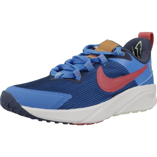 Schoenen Jongens Sneakers Nike STAR RUNNER 4 Blauw