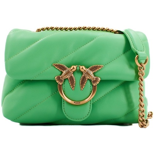 Tassen Dames Tassen   Pinko LOVE PUFF MINI CL Groen