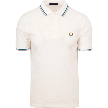 Textiel Heren T-shirts & Polo’s Fred Perry Polo M3600 Wit V21 Beige