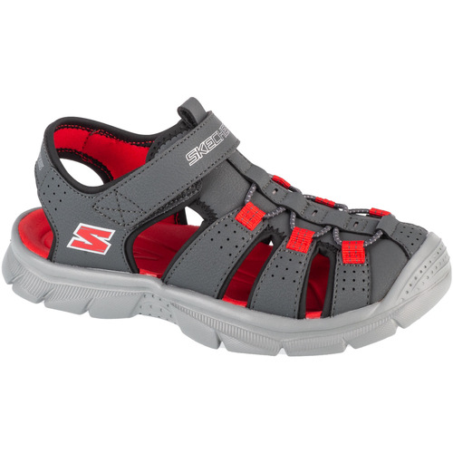 Schoenen Jongens Outdoorsandalen Skechers Relix Sandal Grijs