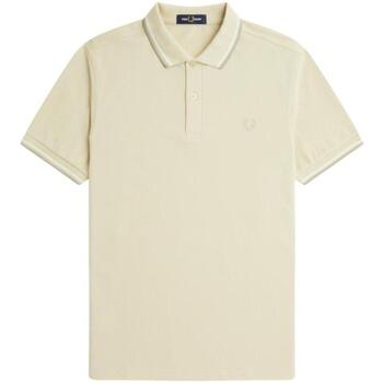 Textiel Heren T-shirts korte mouwen Fred Perry  Beige