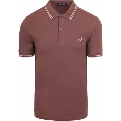 Textiel Heren T-shirts & Polo’s Fred Perry Polo M3600 Brique U85 Bruin