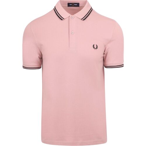 Textiel Heren T-shirts & Polo’s Fred Perry Polo M3600 Roze T89 Roze