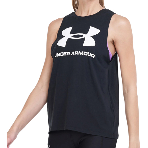 Textiel Dames Mouwloze tops Under Armour  Zwart