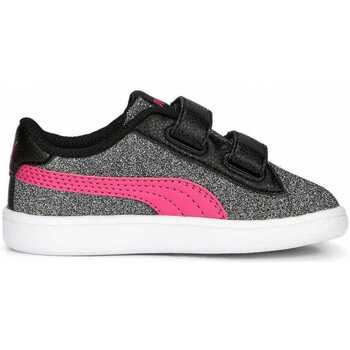 Schoenen Meisjes Sneakers Puma smash v2 glitz glam v inf Zwart