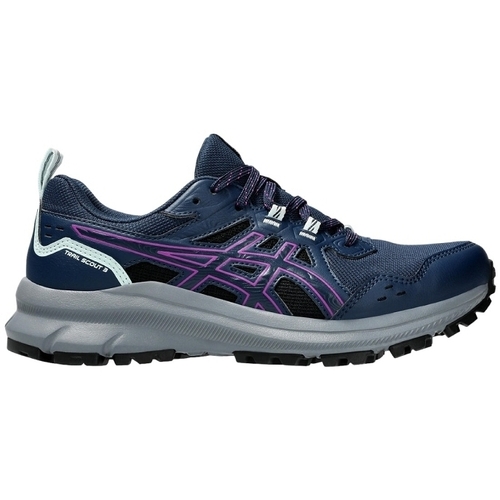 Schoenen Dames Allround Asics TRAIL SCOUT 3 Blauw