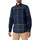 Textiel Heren Overhemden lange mouwen Barbour Dunoon op maat gemaakt tartan overhemd Blauw