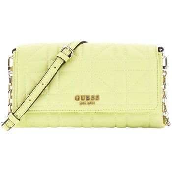 Tassen Dames Schoudertassen met riem Guess ASSIA CROSSBODY FLAP ORGANIZER Geel