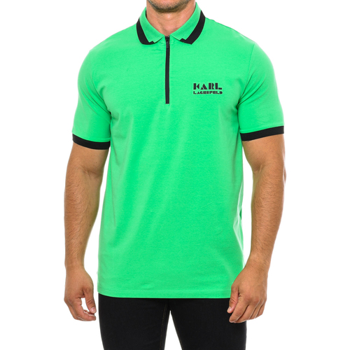 Textiel Heren Polo's korte mouwen Karl Lagerfeld 745081533221-510 Groen