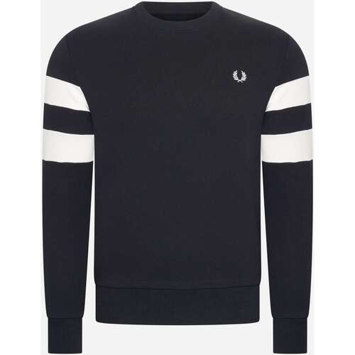 Textiel Heren Truien Fred Perry Tipped sleeve Zwart