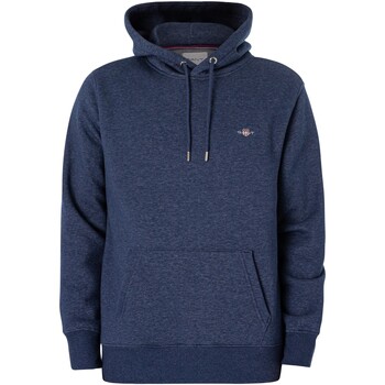 Textiel Heren Sweaters / Sweatshirts Gant Normale Shield-hoodie Blauw