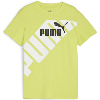 Textiel Jongens T-shirts & Polo’s Puma  Groen