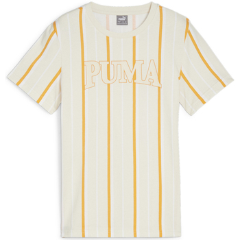 Textiel Jongens T-shirts & Polo’s Puma  Beige