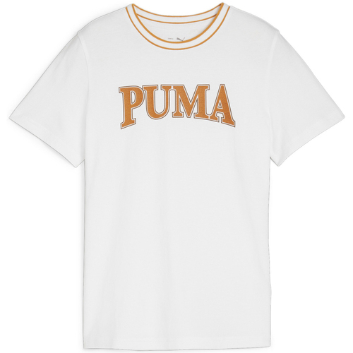 Textiel Jongens T-shirts & Polo’s Puma  Wit