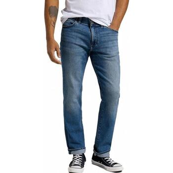 Textiel Heren Straight jeans Lee  Blauw