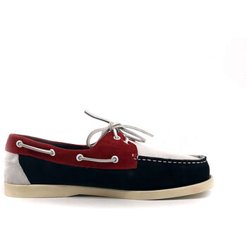 Schoenen Heren Bootschoenen Duca Di Morrone Santiago - Suede Red/Blue Blauw