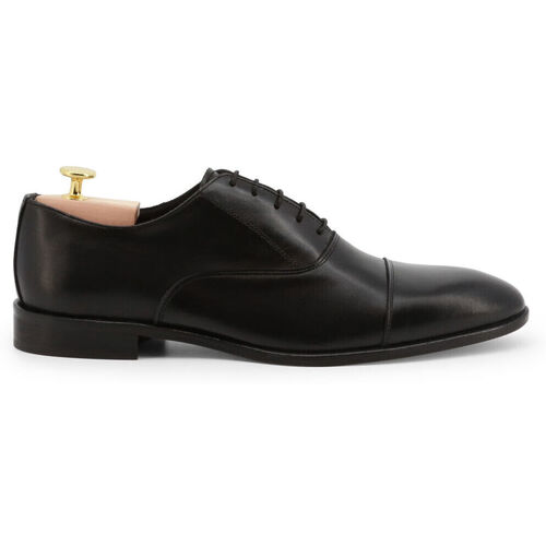 Schoenen Heren Derby & Klassiek Duca Di Morrone Elio - Leather AI Black Zwart