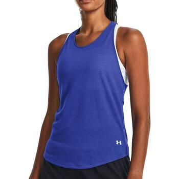 Textiel Dames Mouwloze tops Under Armour  Blauw