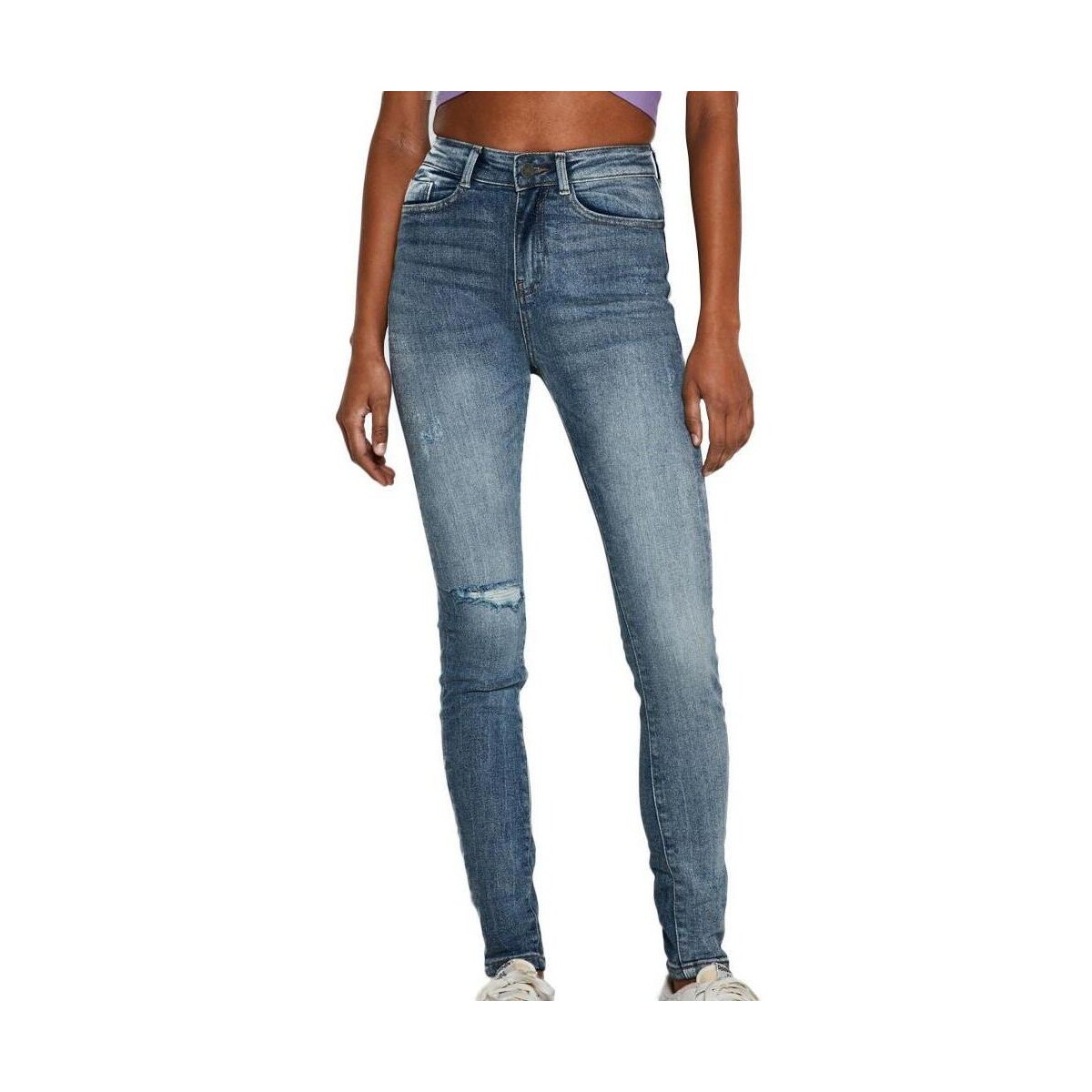 Textiel Dames Skinny Jeans Noisy May  Blauw