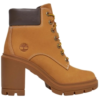 Schoenen Dames Enkellaarzen Timberland ALLINGTON HEIGHTS MID LACE UP Bruin