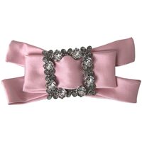 Horloges & Sieraden Dames Broches / spelden D&G Kristal verfraaide satijnen haarspeld Roze