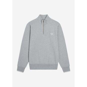 Textiel Heren Truien Fred Perry Half zip sweatshirt Grijs