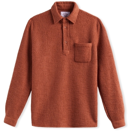 Textiel Heren T-shirts & Polo’s Portuguese Flannel Caneleto Popover - Brown Goud