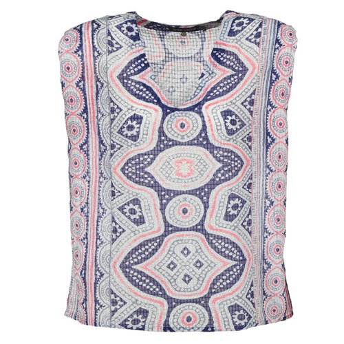 Textiel Dames Tops / Blousjes Antik Batik JAGGA Blauw / Multicolour